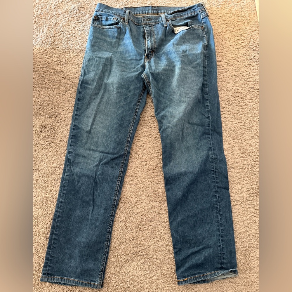 Levi's Men's Dark Blue Straight Jeans